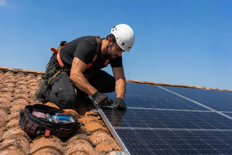 Maintenance et monitoring de panneaux solaires à Vers