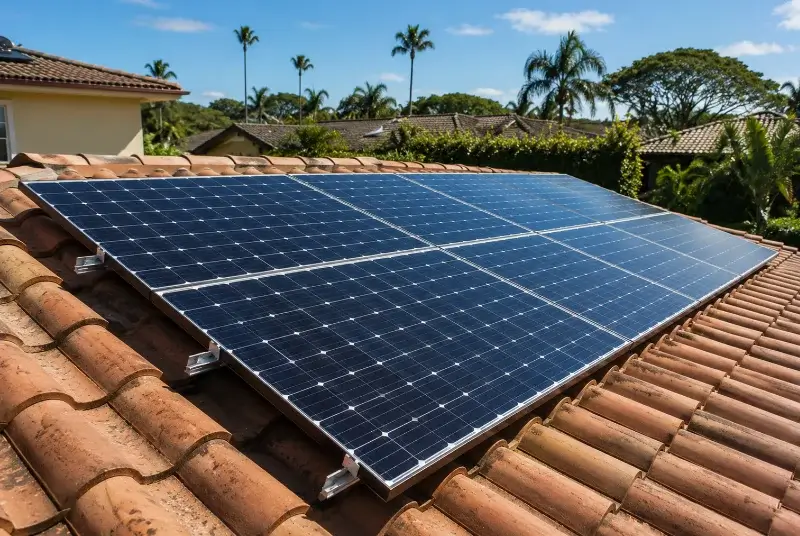 Installation de panneaux solaires à Vers